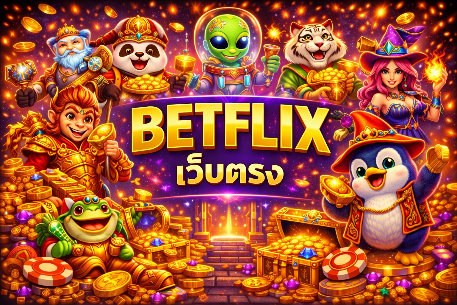 BETFLIX เว็บตรง ไม่ผ่านเอเย่นต์ ฝากถอนออโต้ 2026